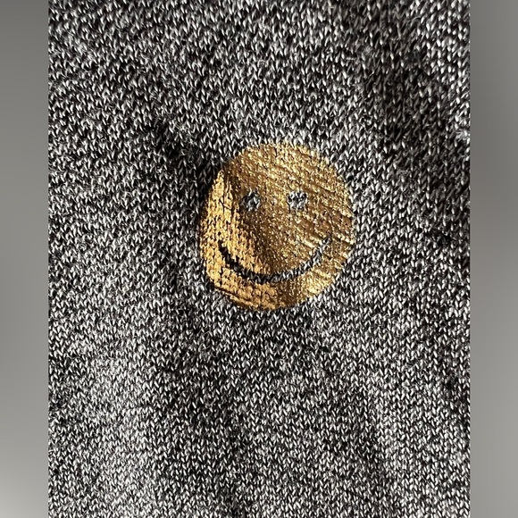 Michael Lauren Gray Smiley Face Tank Top XS NWT - Picture 3 of 5